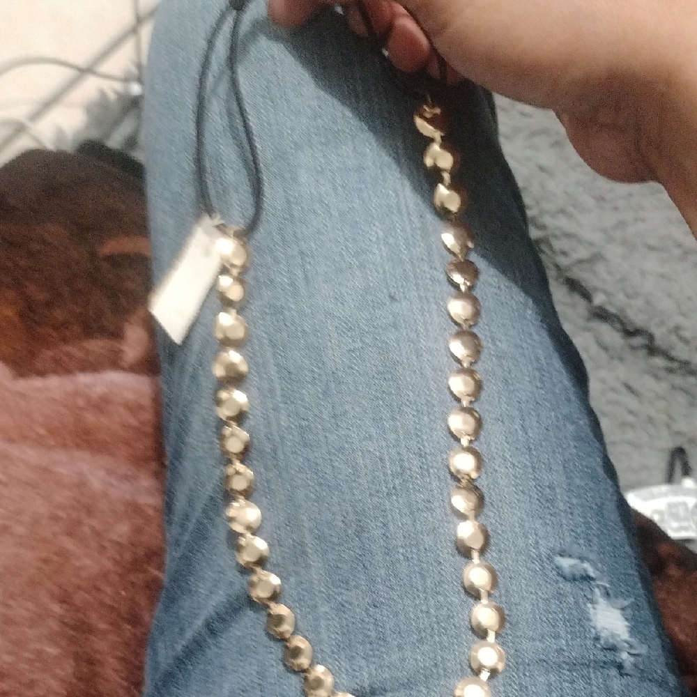 Elegant Gold Beaded Necklace